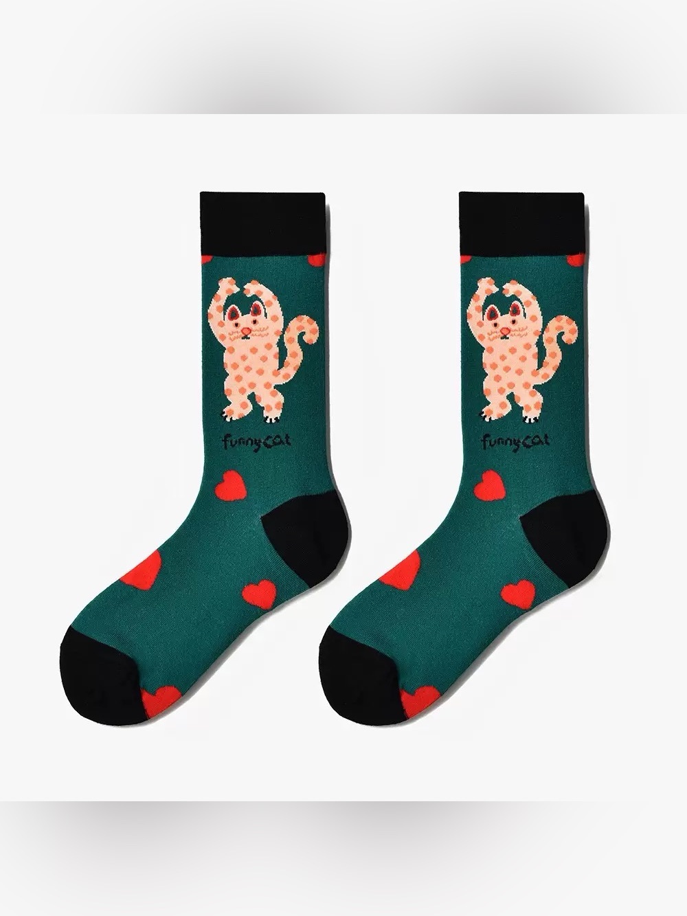 Premium Combed Cotton Crew Socks Unisex Soft Breathable Everyday Socks